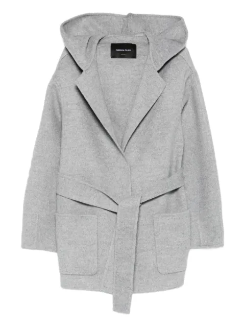 Fabiana Filippi hooded belted jacket