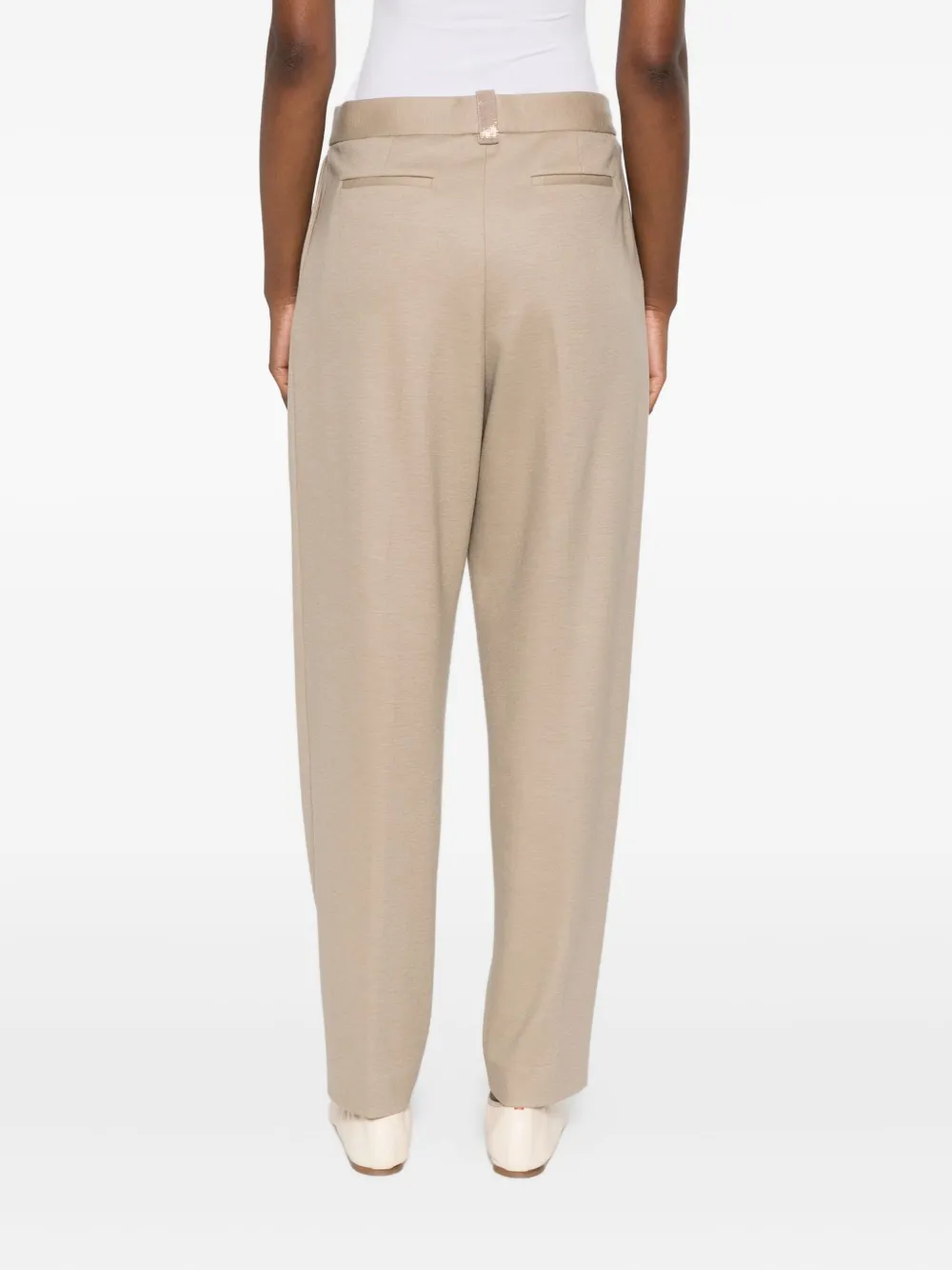 Fabiana Filippi Pleated-front Trousers In Neutral