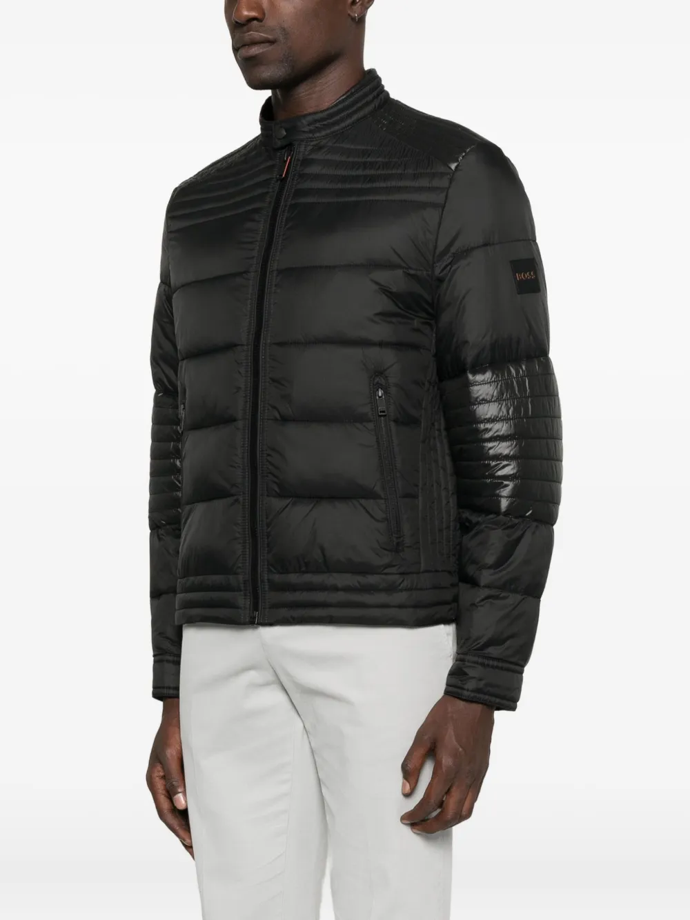 BOSS Jack met vlakken Zwart