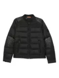 BOSS quilted panelled jacket - Black
