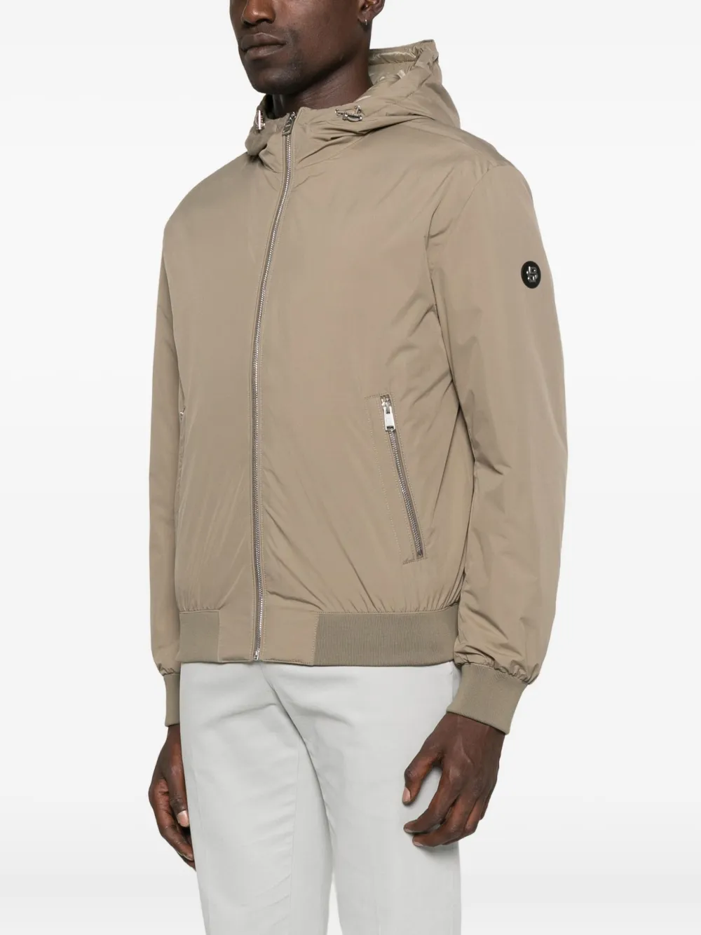 BOSS Jack met capuchon Beige