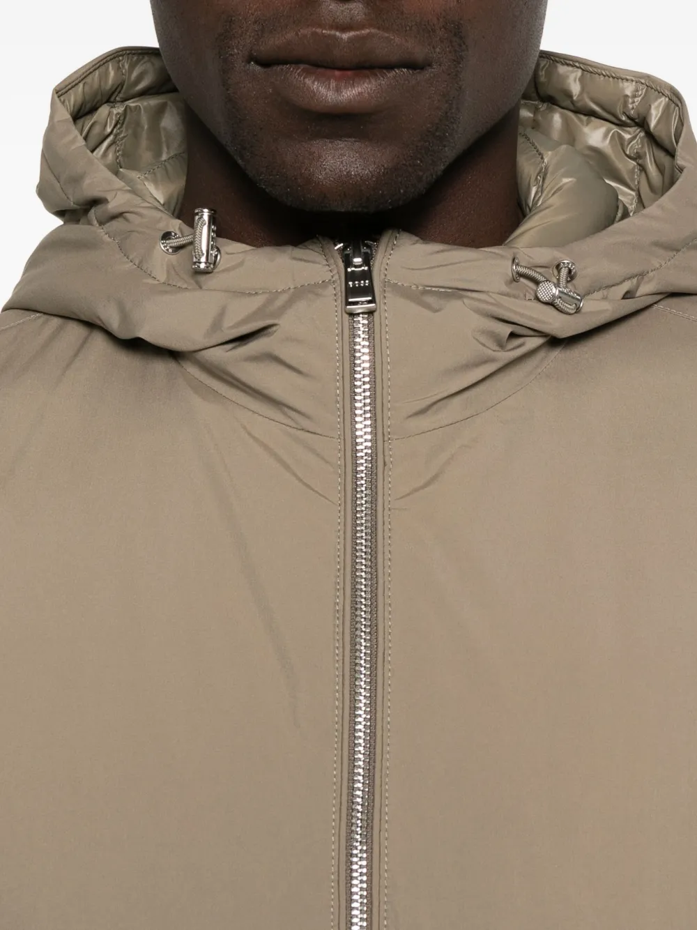 BOSS Jack met capuchon Beige