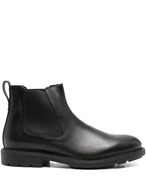 NERO GIARDINI elasticated-panel leather boots