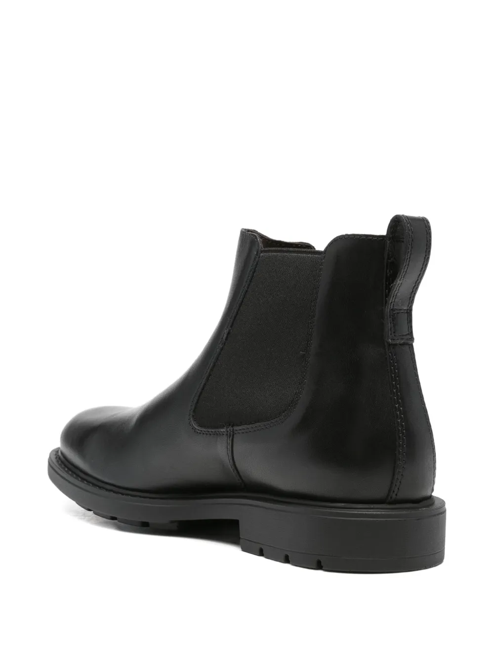 NERO GIARDINI elasticated-panel leather boots Black