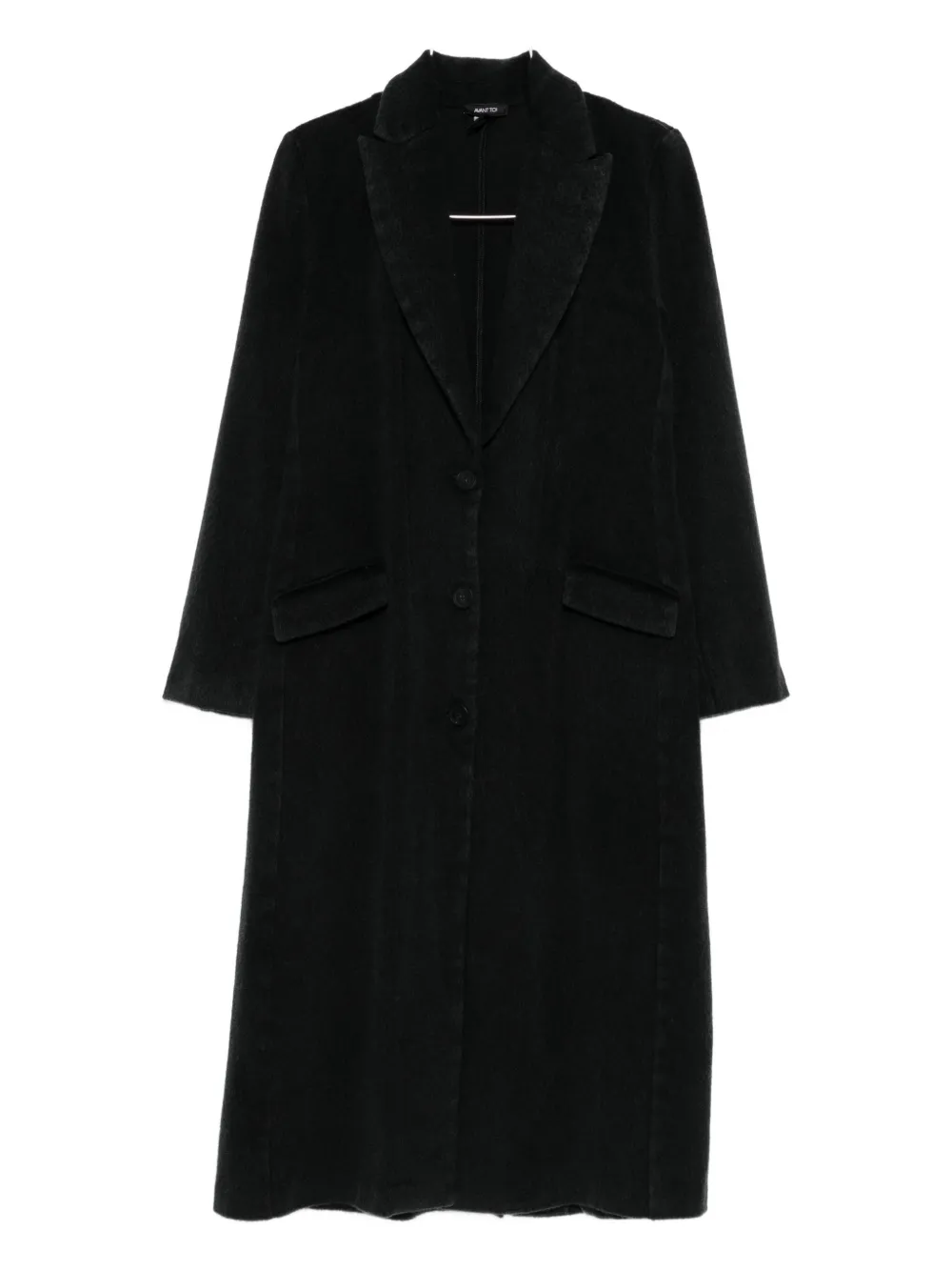 Avant Toi single-breasted coat | Black | Image 1