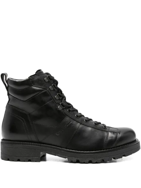 NERO GIARDINI lace-up leather boots
