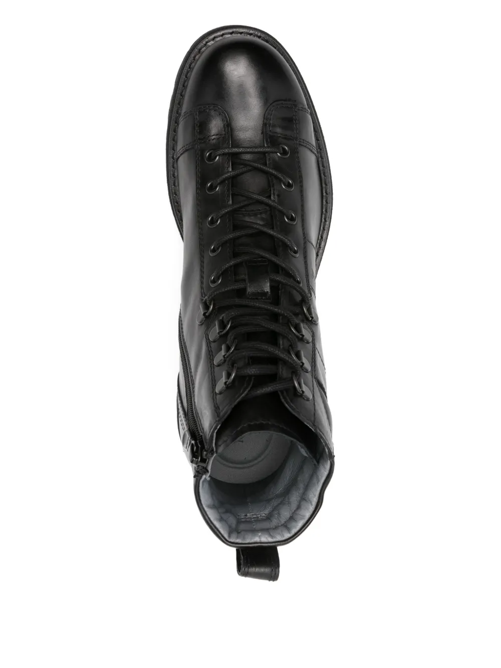 NERO GIARDINI lace-up leather boots Black