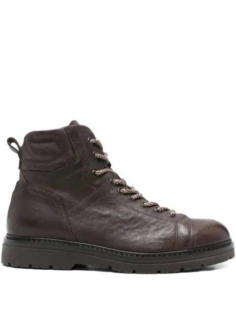 NERO GIARDINI lace-up leather boots