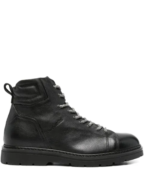 NERO GIARDINI lace-up leather boots