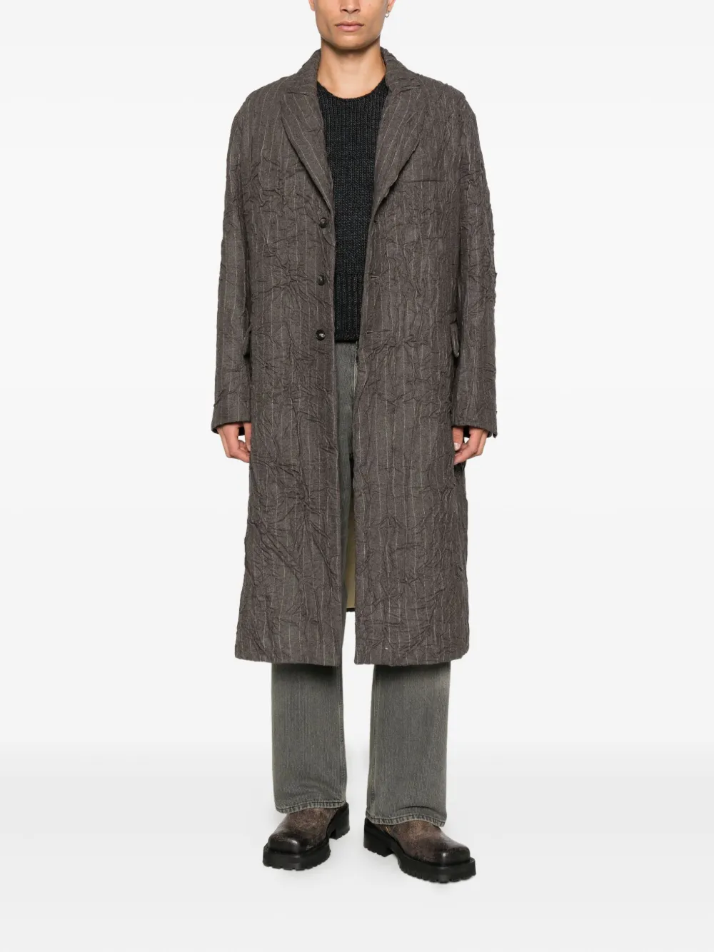 Masnada striped coat | Single Breasted Coats | Image 2
