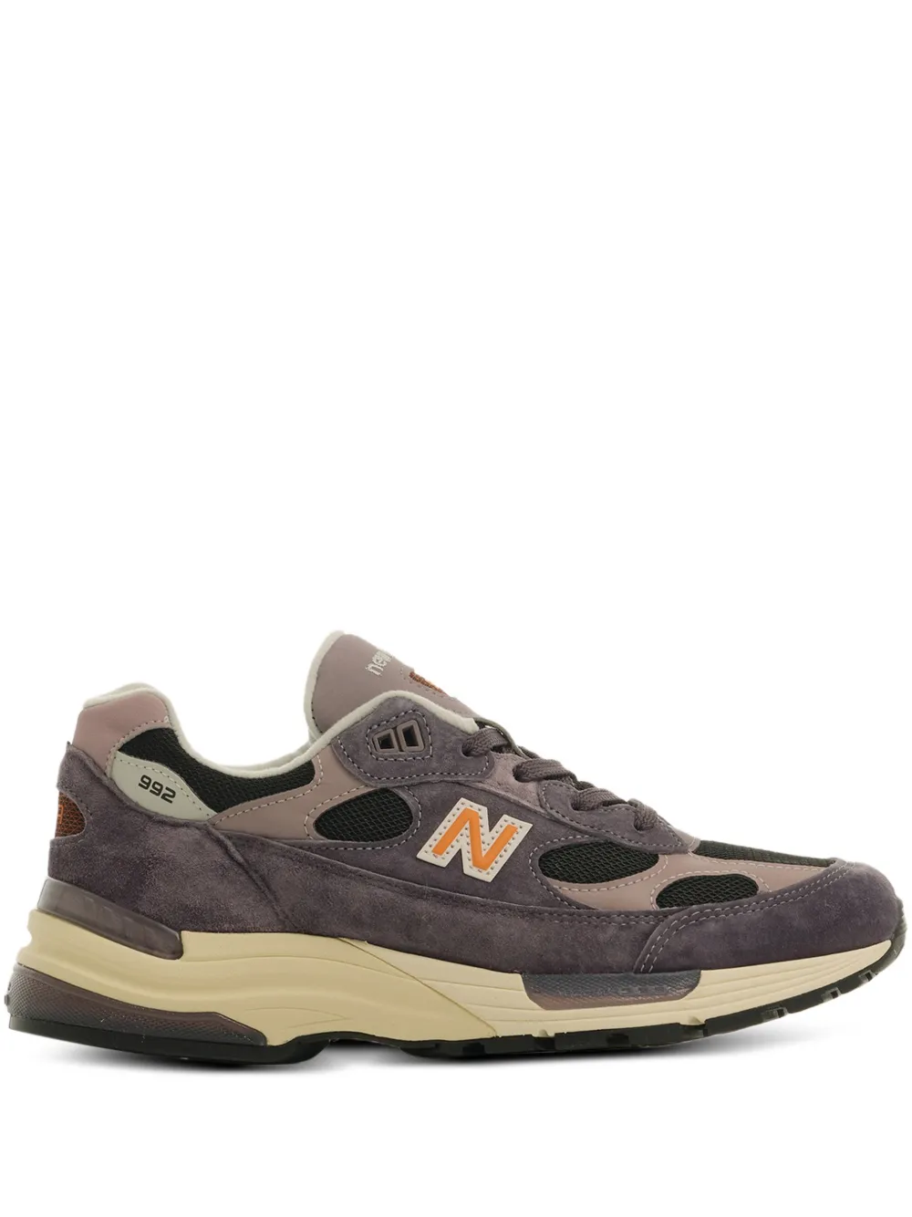 New Balance 992 sneakers met logopatch Paars