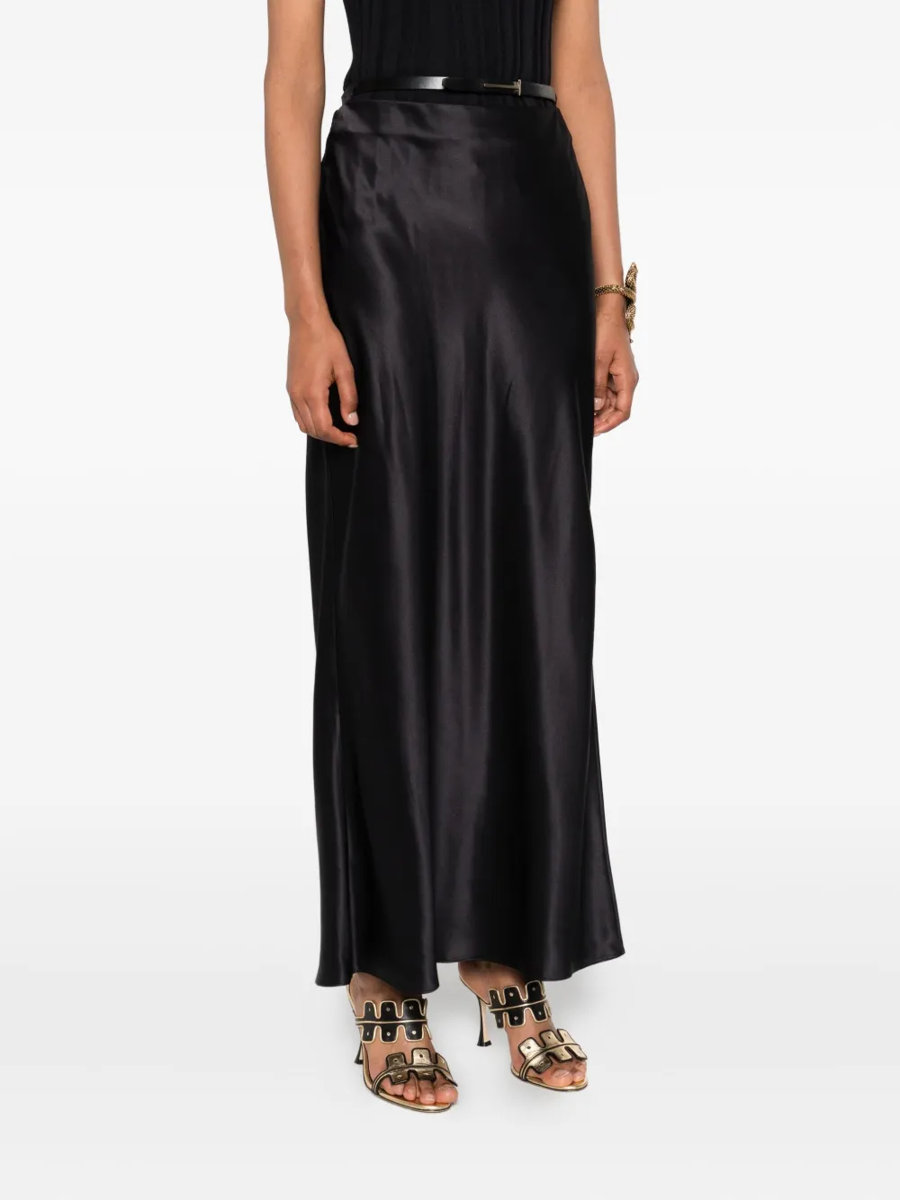 TOM FORD Zijden maxi-rok Zwart