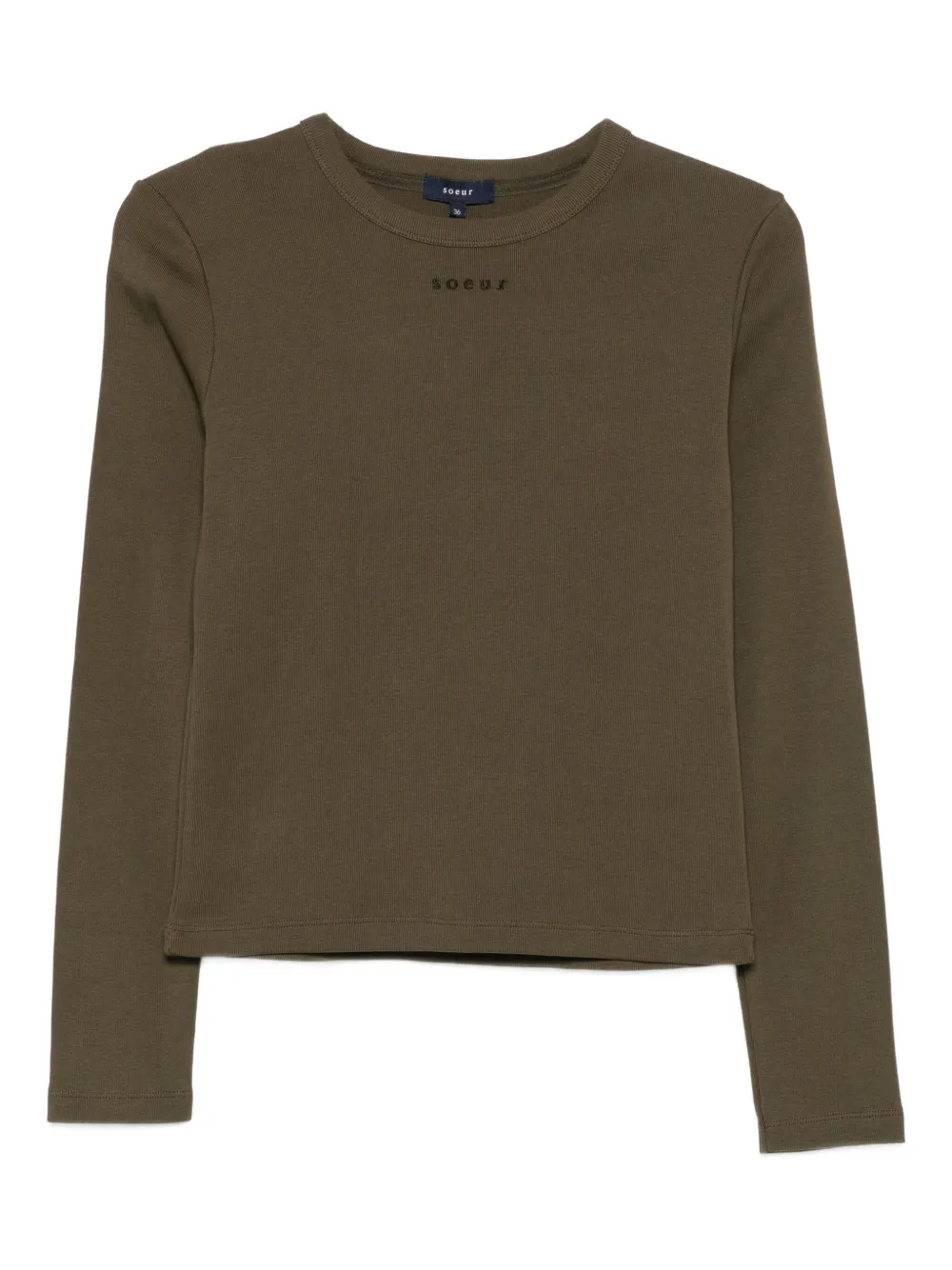 Soeur embroidered-logo T-shirt | Green | Image 1