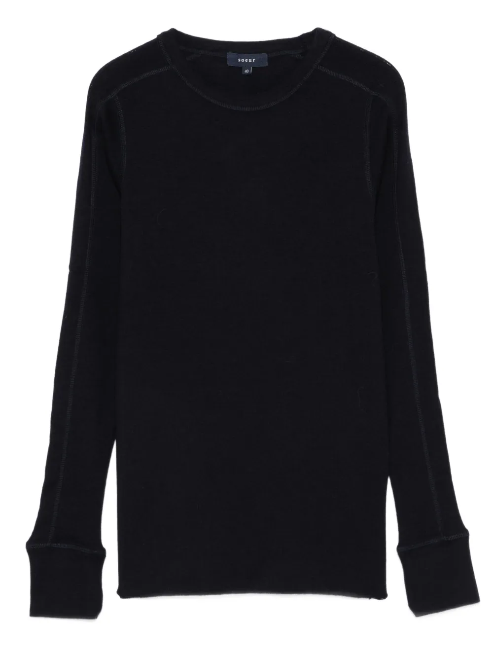 Soeur Gustave long-sleeve wool top | Blue | Image 1