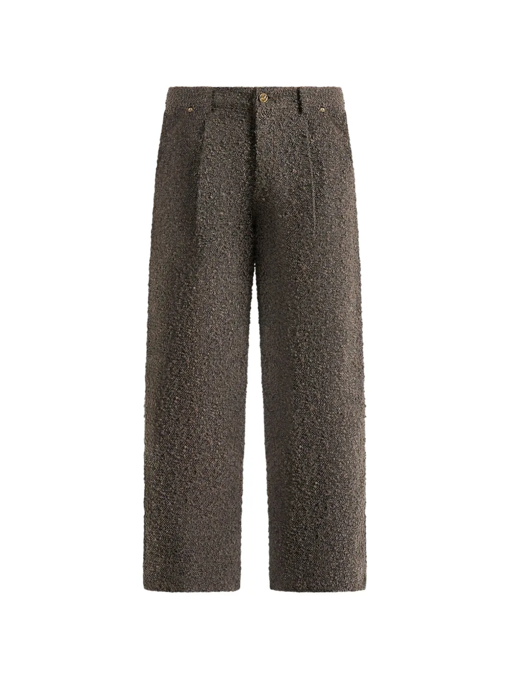 Manière De Voir Arnault boucle pleated jeans - Marrone