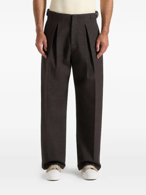Manière De Voir Lior box-pleat wide-leg trousers