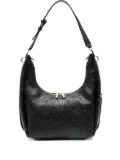 GUESS USA Phoebe 4G debossed-logo shoulder bag - Black