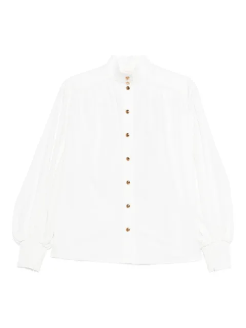 ZIMMERMANN blusa con cuello falso y botones