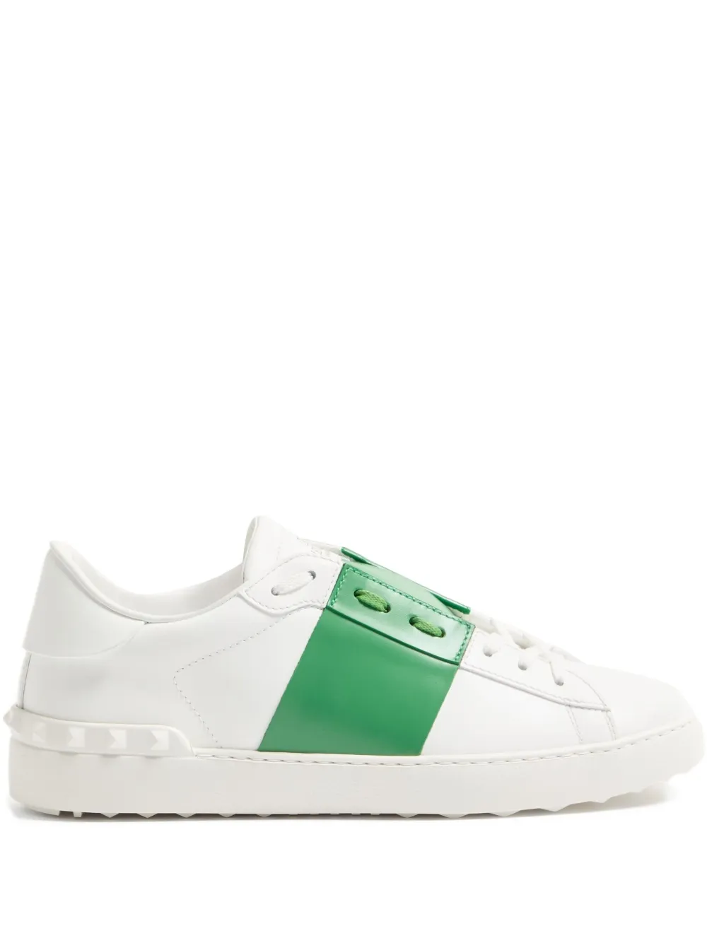 Valentino Garavani calfskin band-open sneakers White