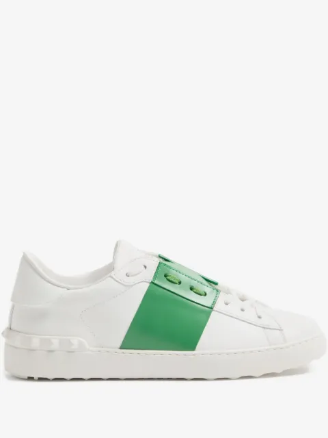 Valentino Garavani zapatillas de piel de becerro con diseño abierto