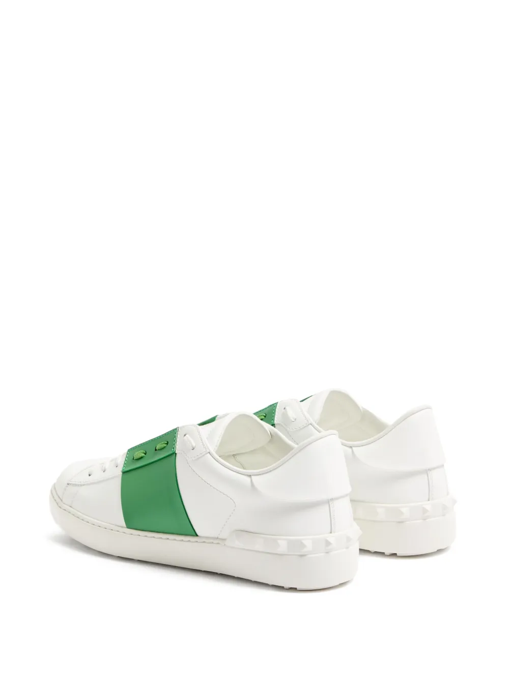 Valentino Garavani calfskin band-open sneakers White