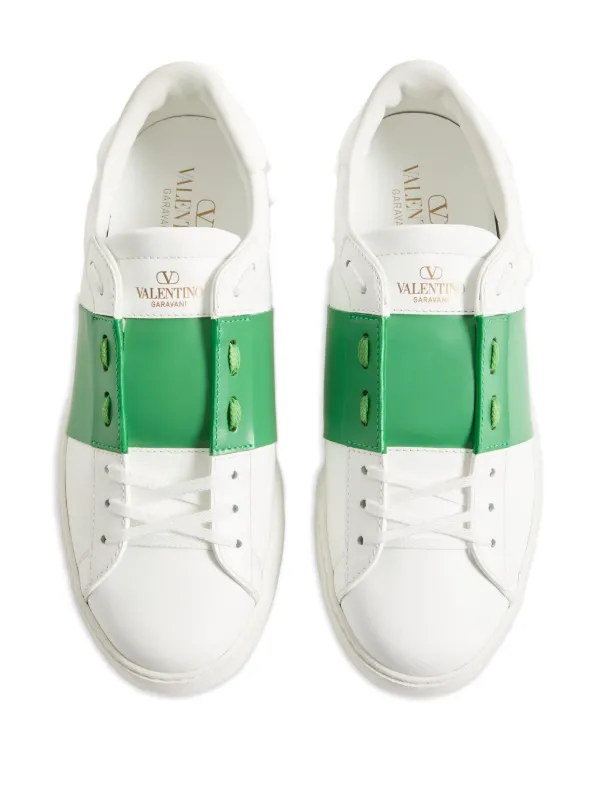 Valentino Garavani Calfskin band-open Sneakers | White Valentino Garavani Calfskin band-open Sneakers | White
