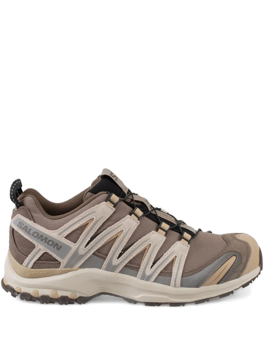 Salomon XA Pro 3D suede-leather sneakers Brown