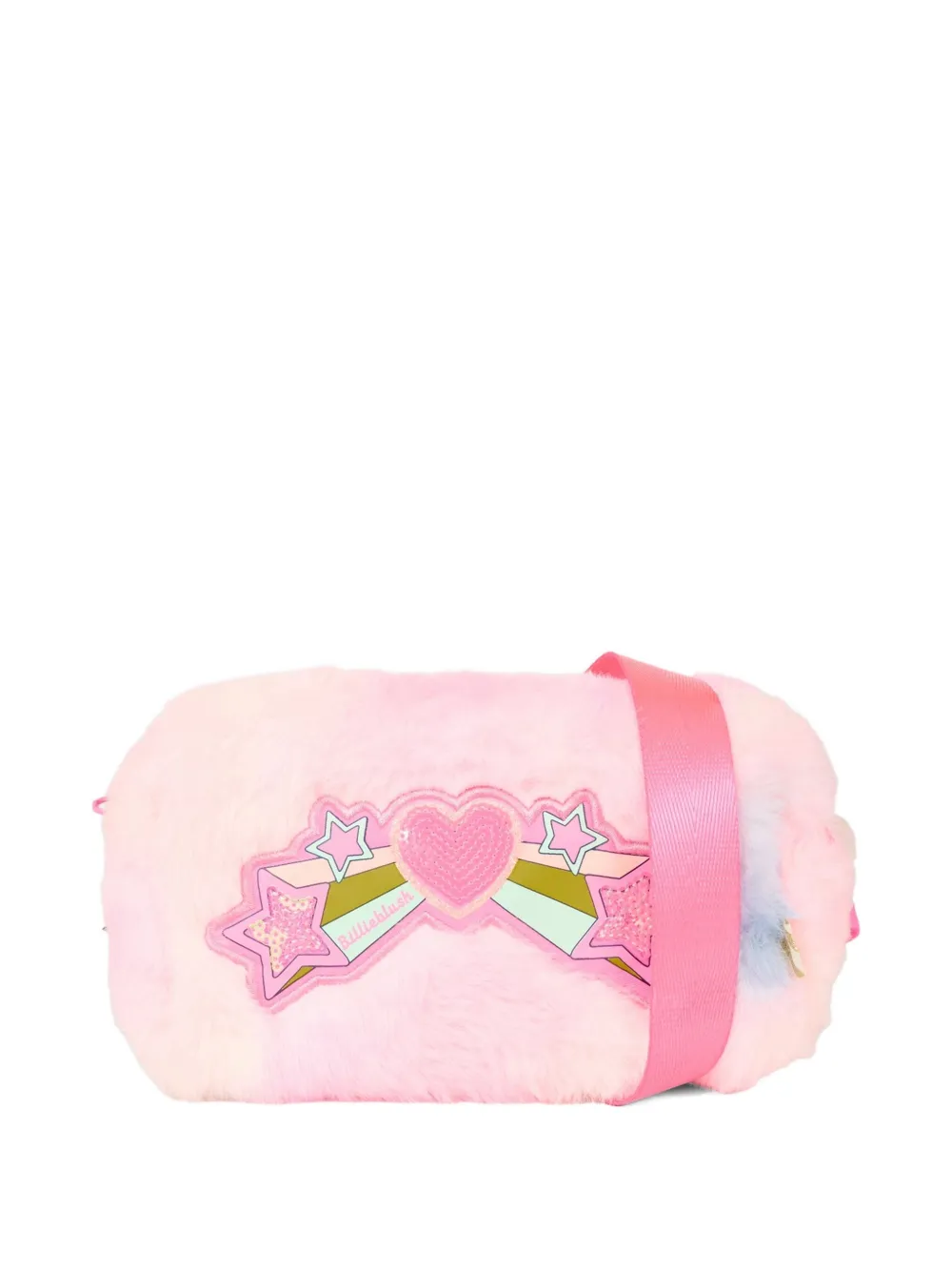 Billieblush rainbow-heart shouder bag Roze