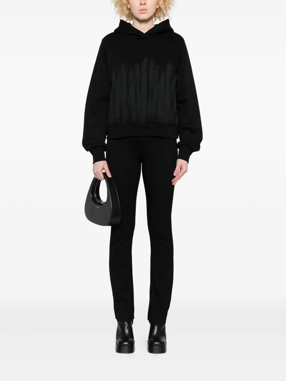 Thom Krom Hoodie met lange mouwen - Zwart