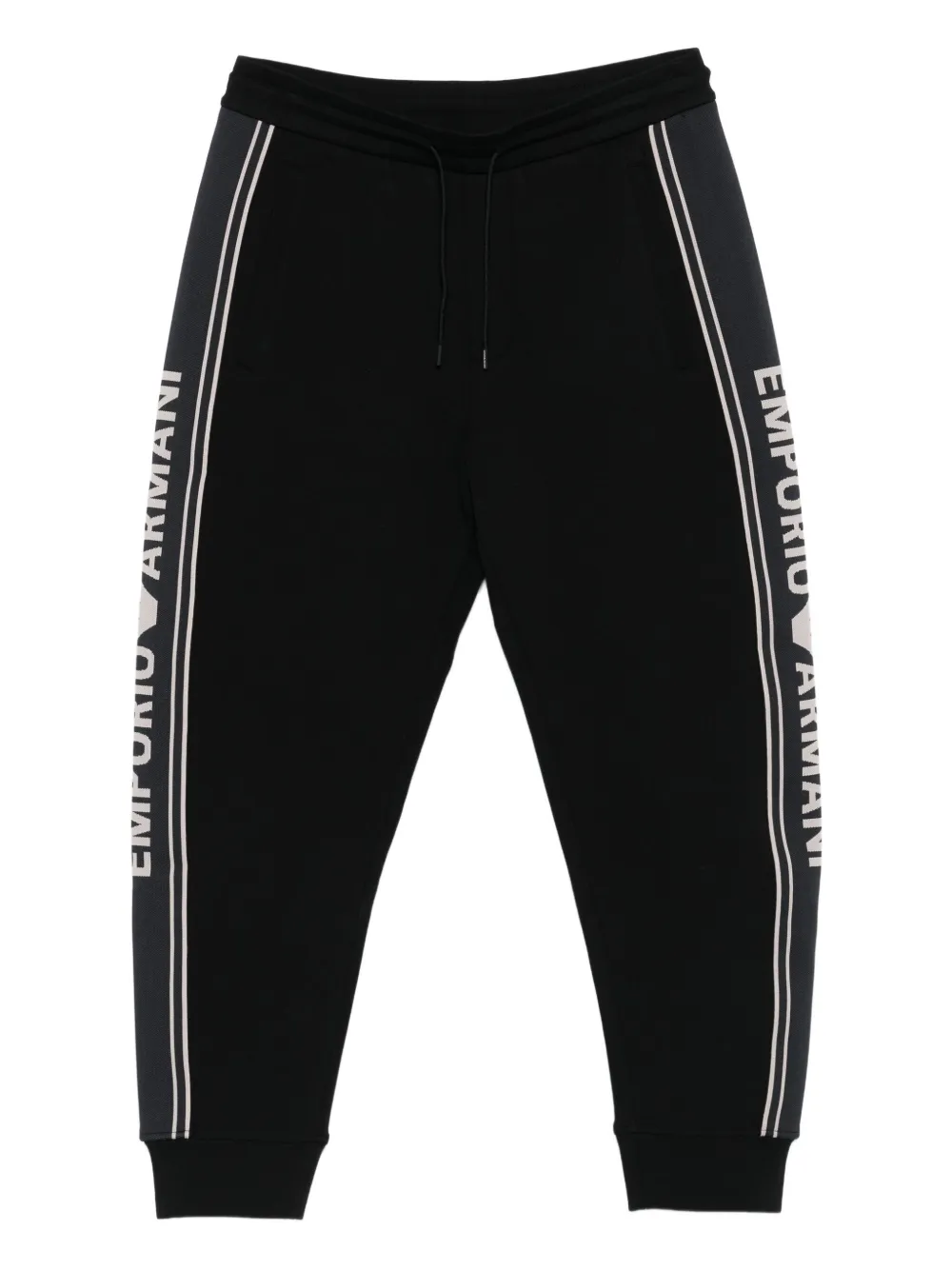 Emporio Armani logo-detail track pants | Black | Image 1
