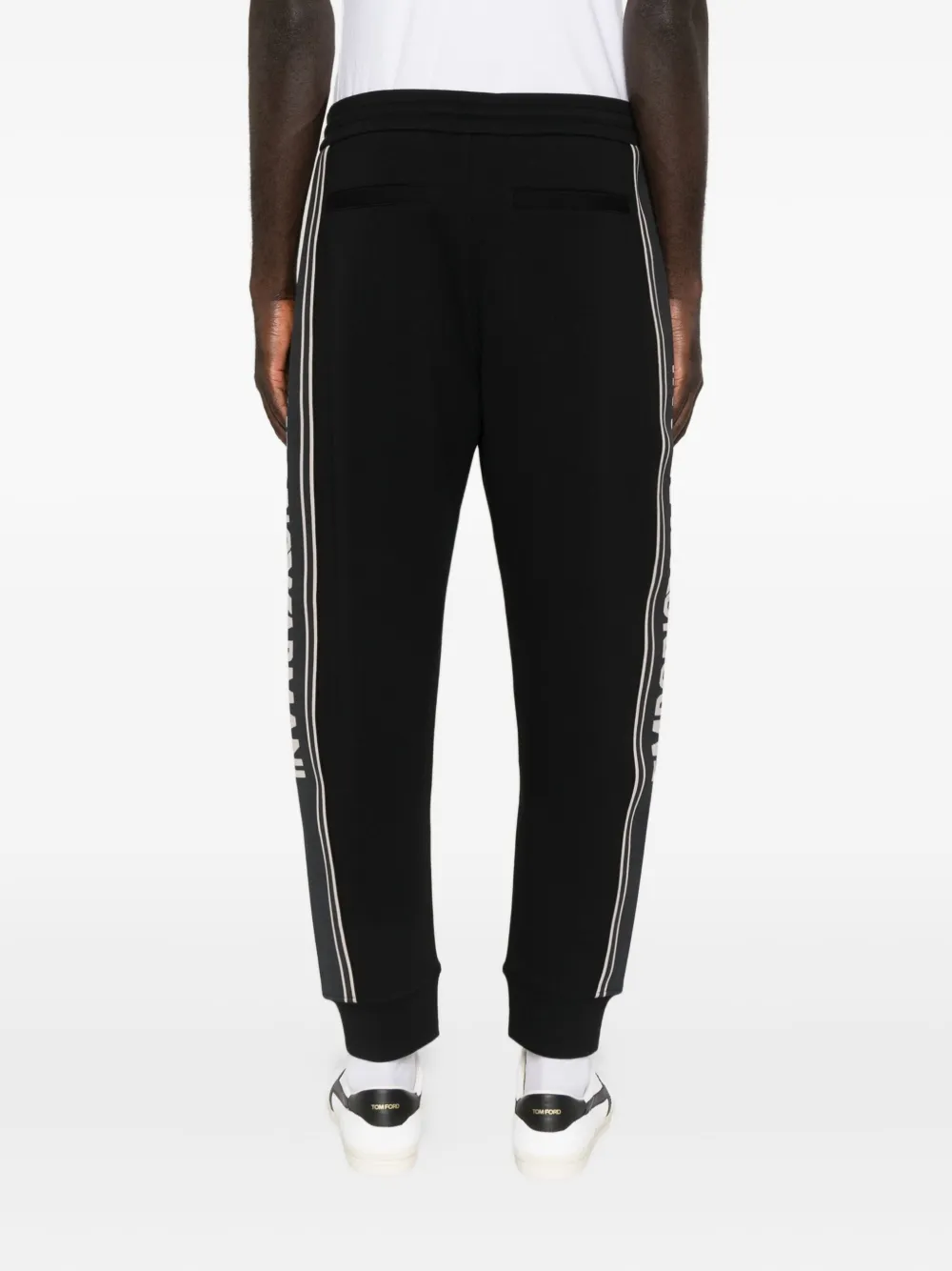 Emporio Armani Trainingsbroek met logo-detail Zwart