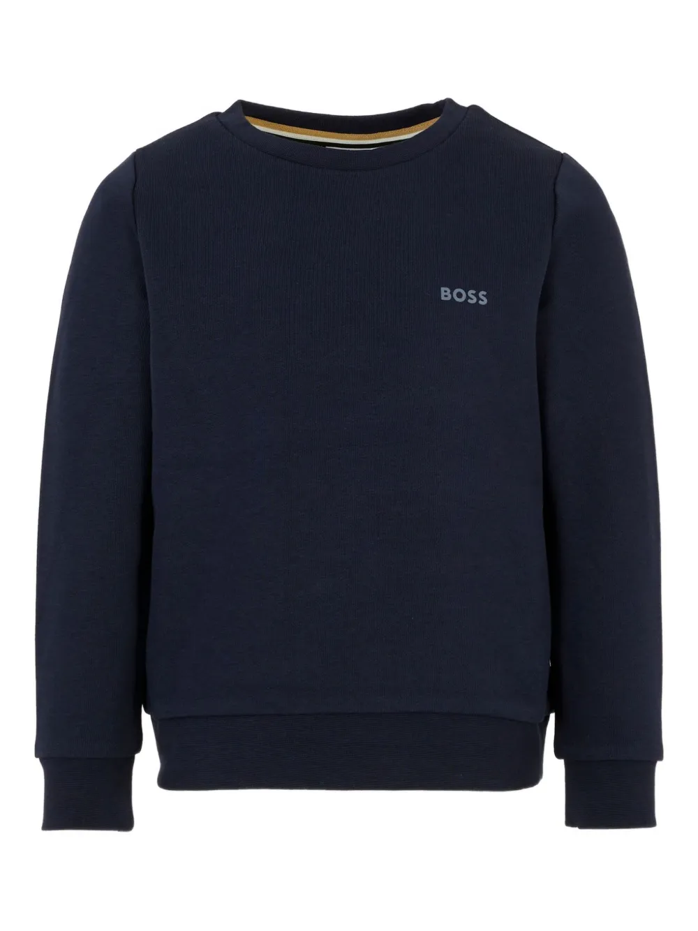 BOSS Kidswear Sweater met ronde hals Blauw