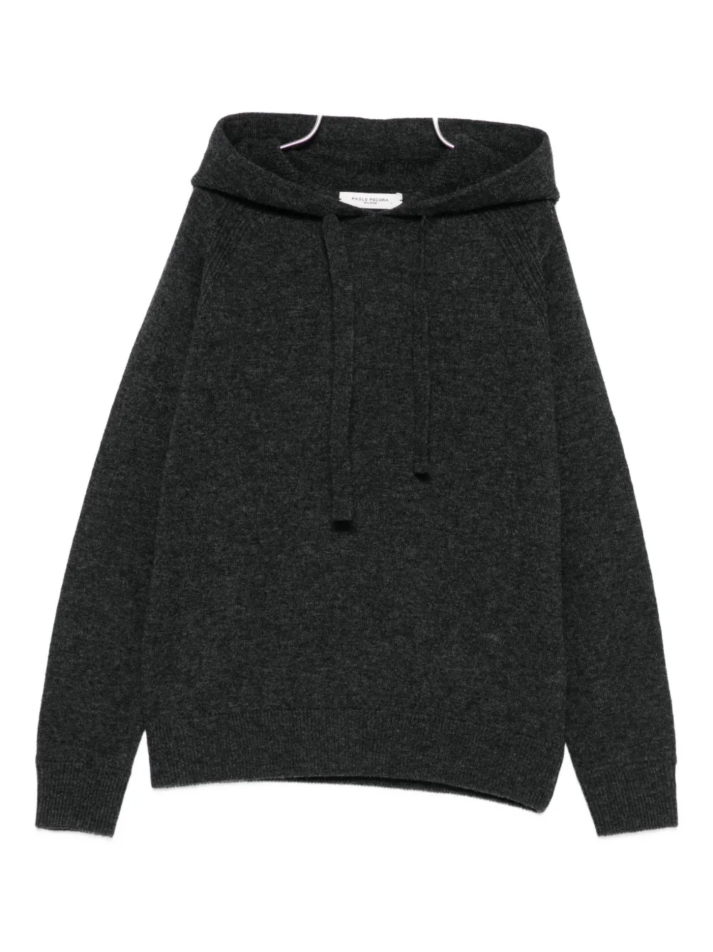Paolo Pecora Kids knitted hoodie - Grigio
