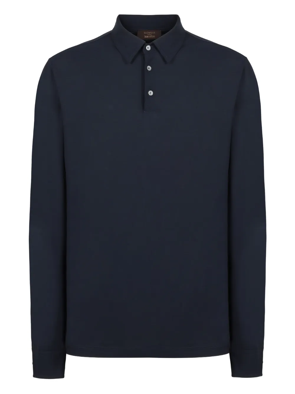 slowear buttoned-cuffs polo shirt | Blue | Image 1