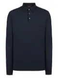 slowear buttoned-cuffs polo shirt - Blue