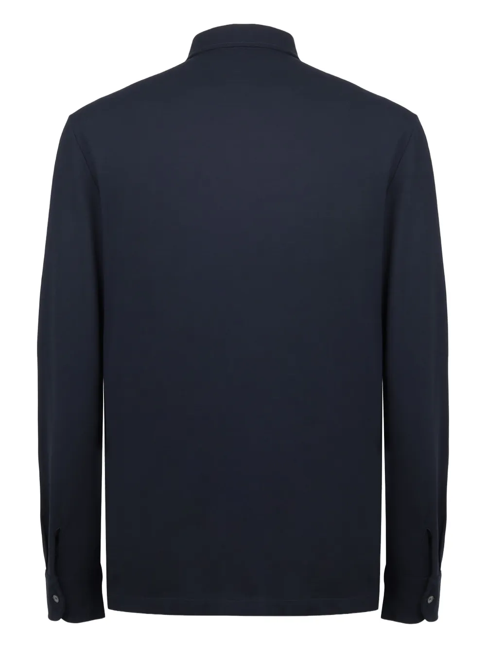 Slowear buttoned-cuffs polo shirt - Blauw