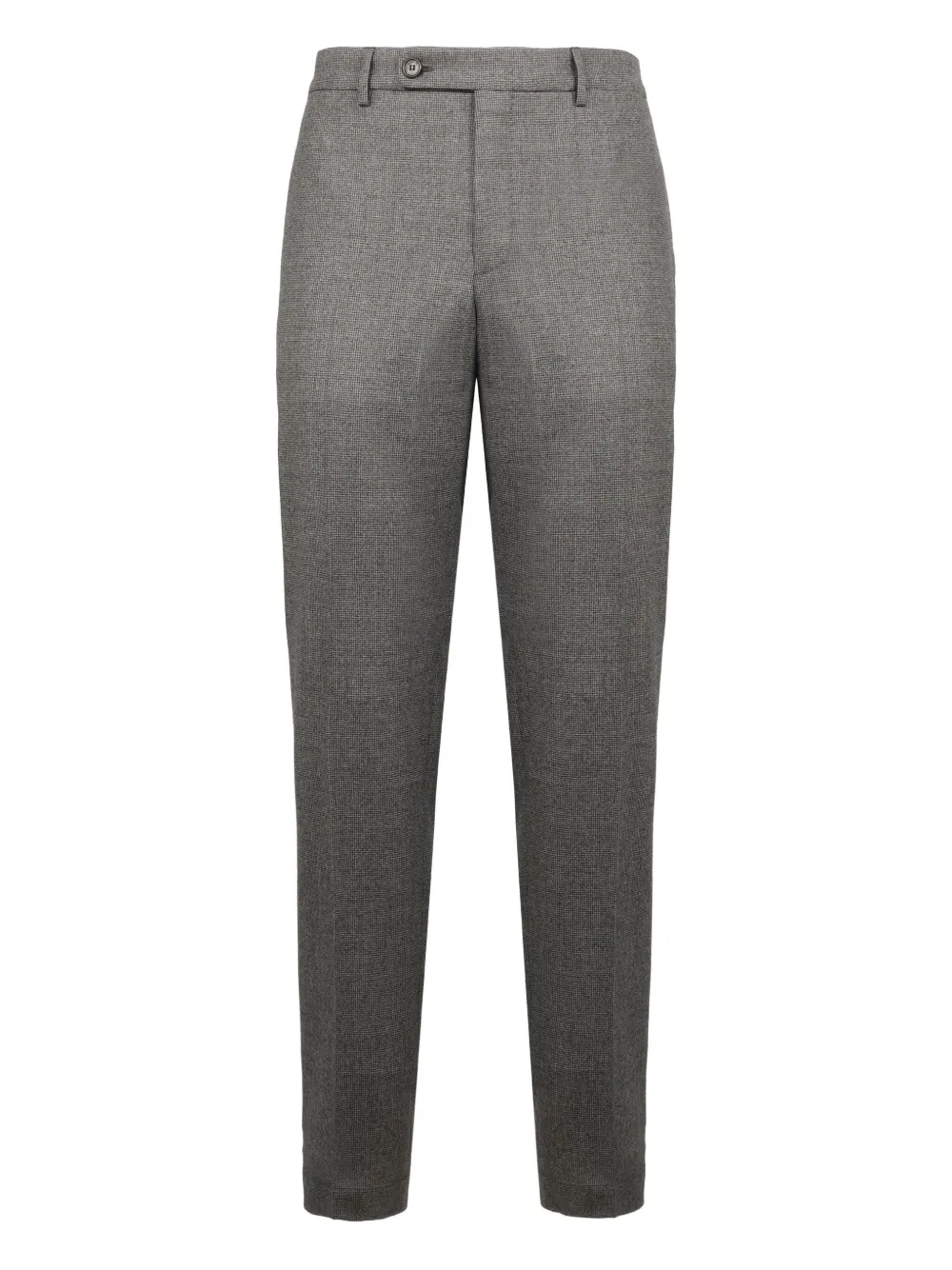 Slowear Broek met paspelzak met knoop Grijs
