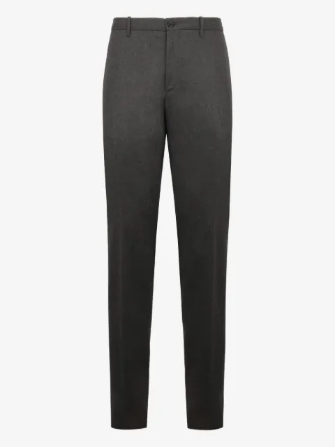 slowear welt-pocket cotton trousers