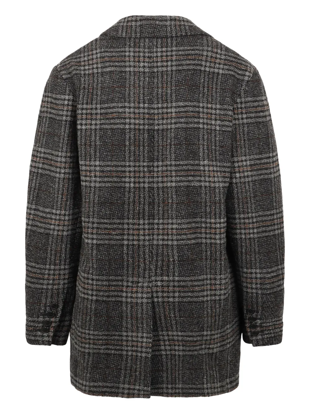 ISABEL MARANT Gesina check-motif lapel blazer Grijs