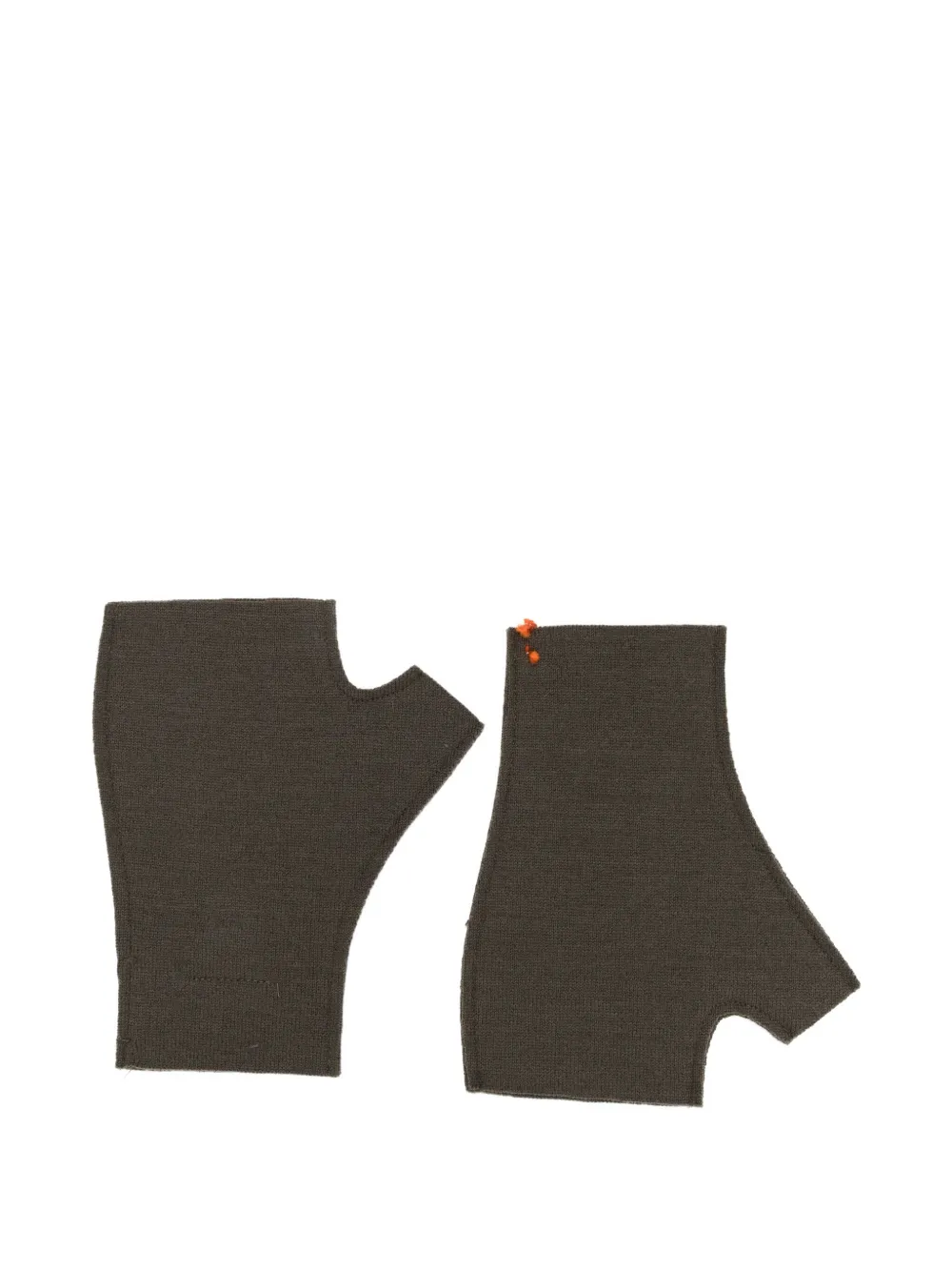 Barena logo-patch gloves | Green | Image 1
