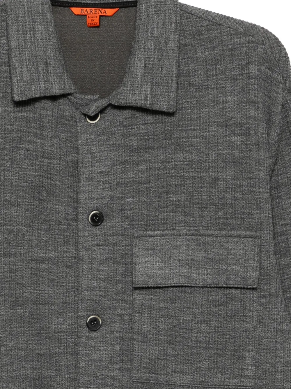 Barena Gebreid overhemd Grijs