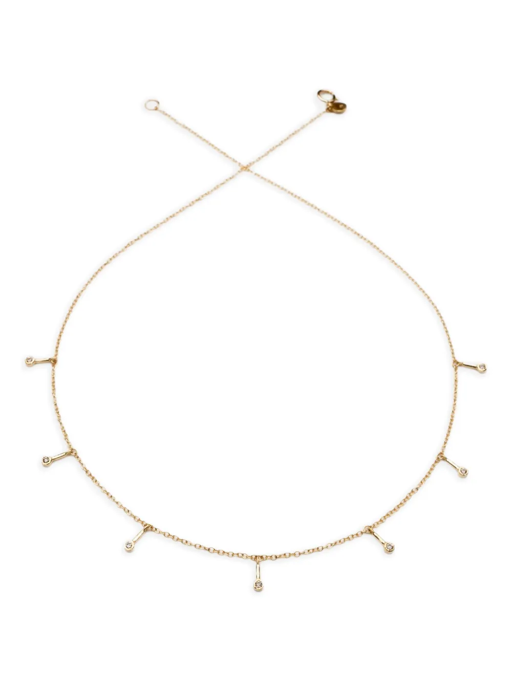Yasuko Azuma  18K yellow gold Raindrop diamond necklace | Gold | Image 1