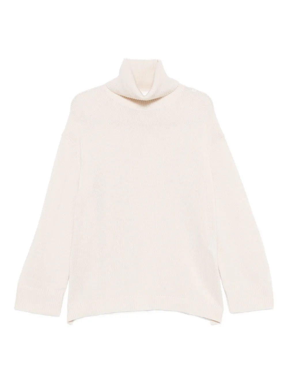 Allude Cable-knit Turtleneck Sweater In Neutral