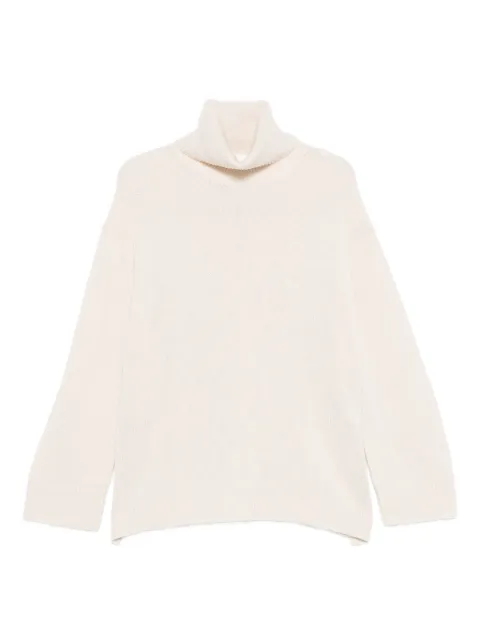 Allude turtleneck ribbed sweater