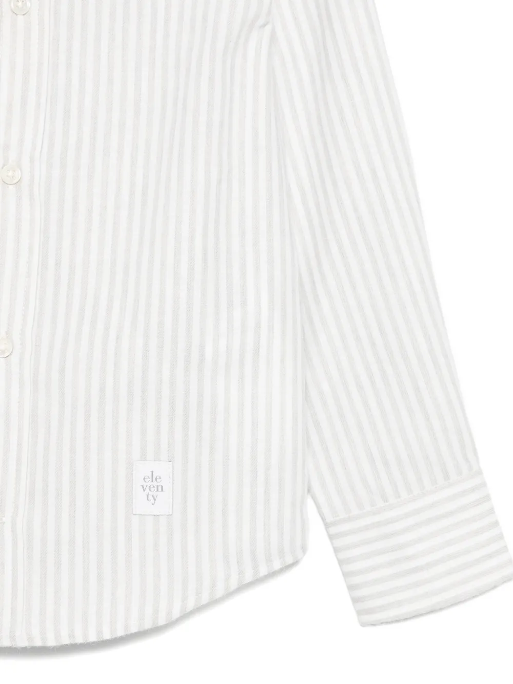 Eleventy Kids Gestreept shirt Wit