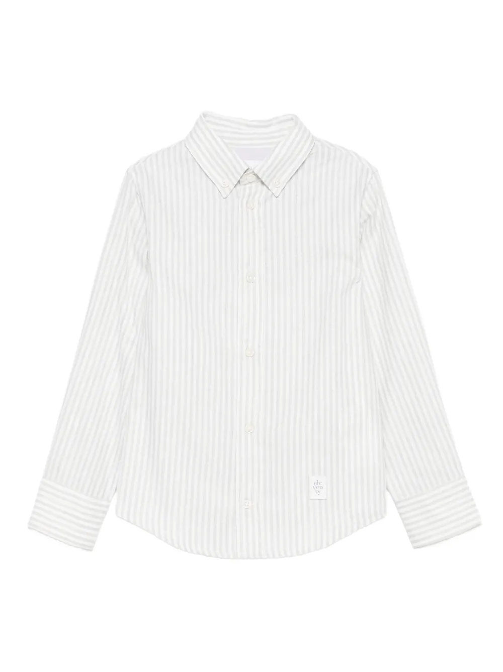 Eleventy Kids Gestreept shirt Wit
