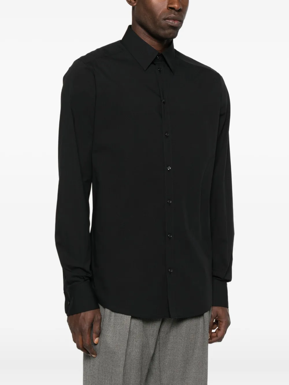 Dolce & Gabbana Overhemd met knopen Zwart