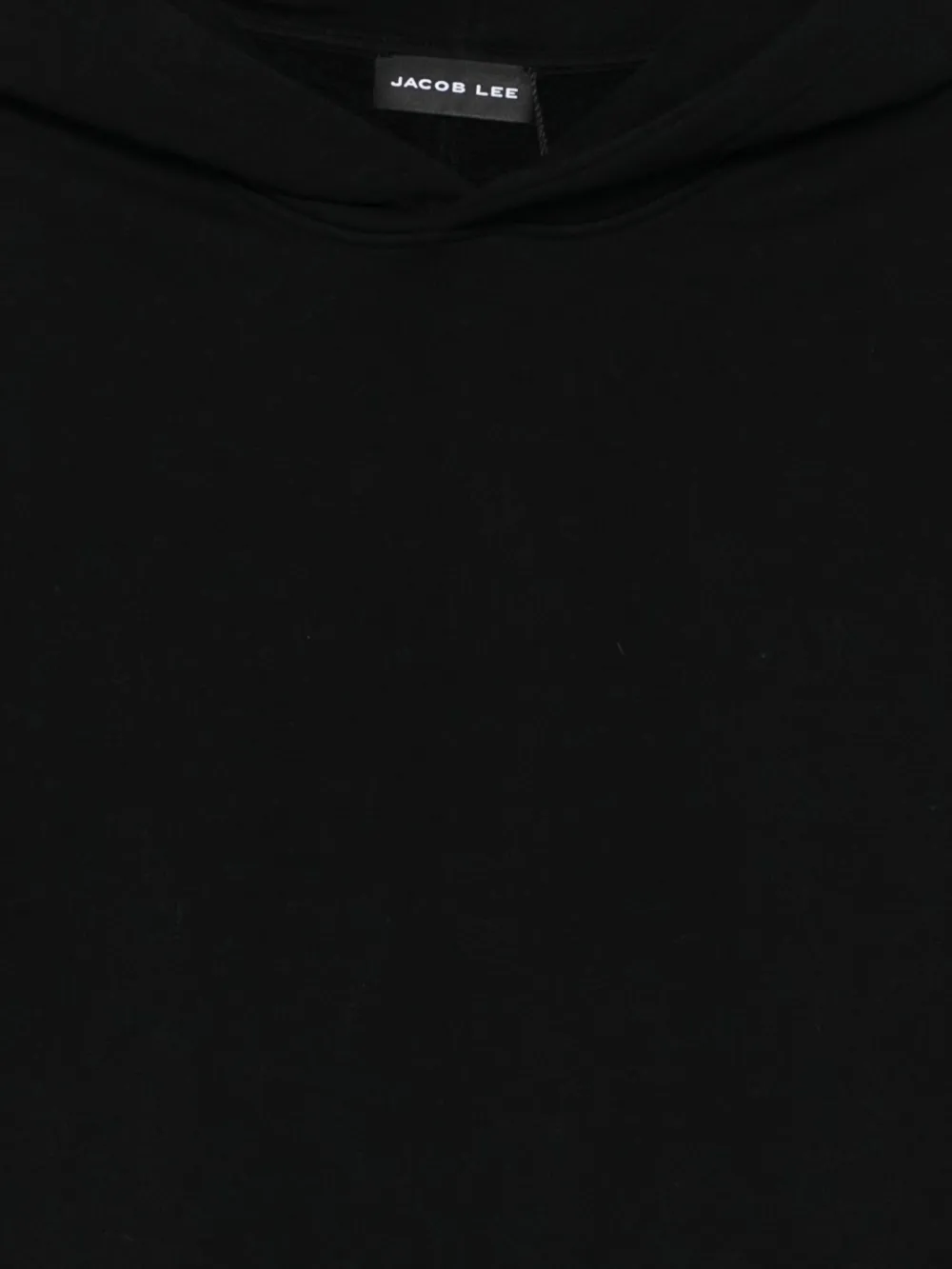 Jacob Lee Organic-cotton Hoodie In Black