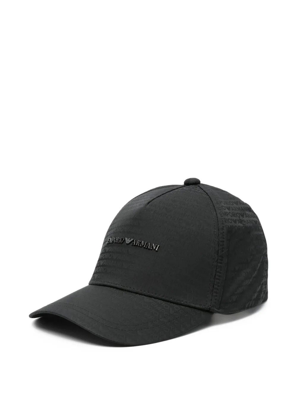 Emporio Armani logo-plaque baseball cap | Black | Image 1