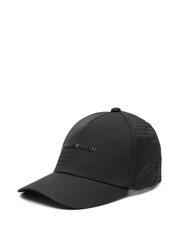 Emporio Armani ロゴ キャップ | ブラック | FARFETCH JP